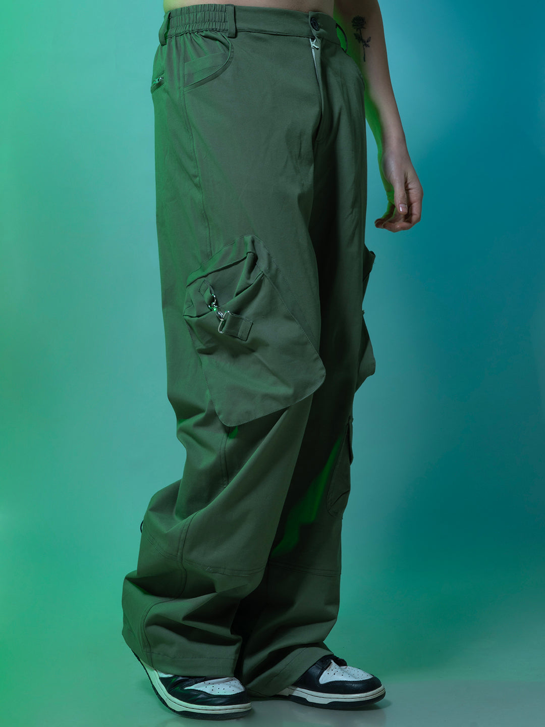 Side Pockets Cargo Trousers