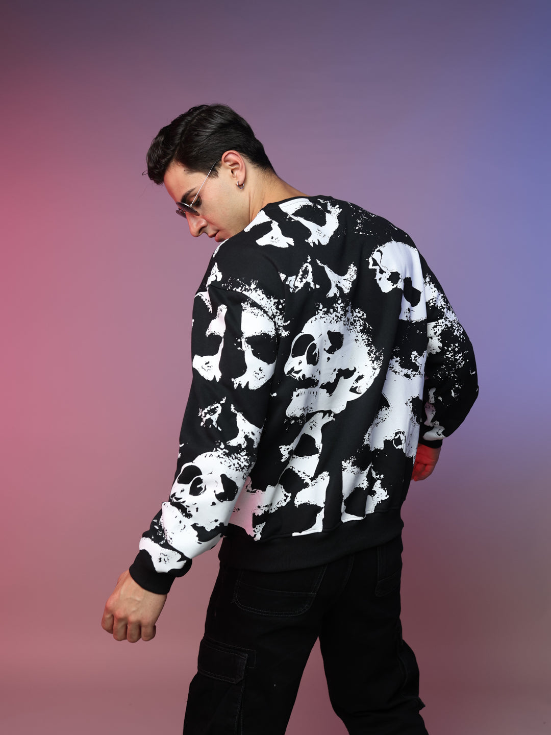 Wicked Black Printed Sweatshirt