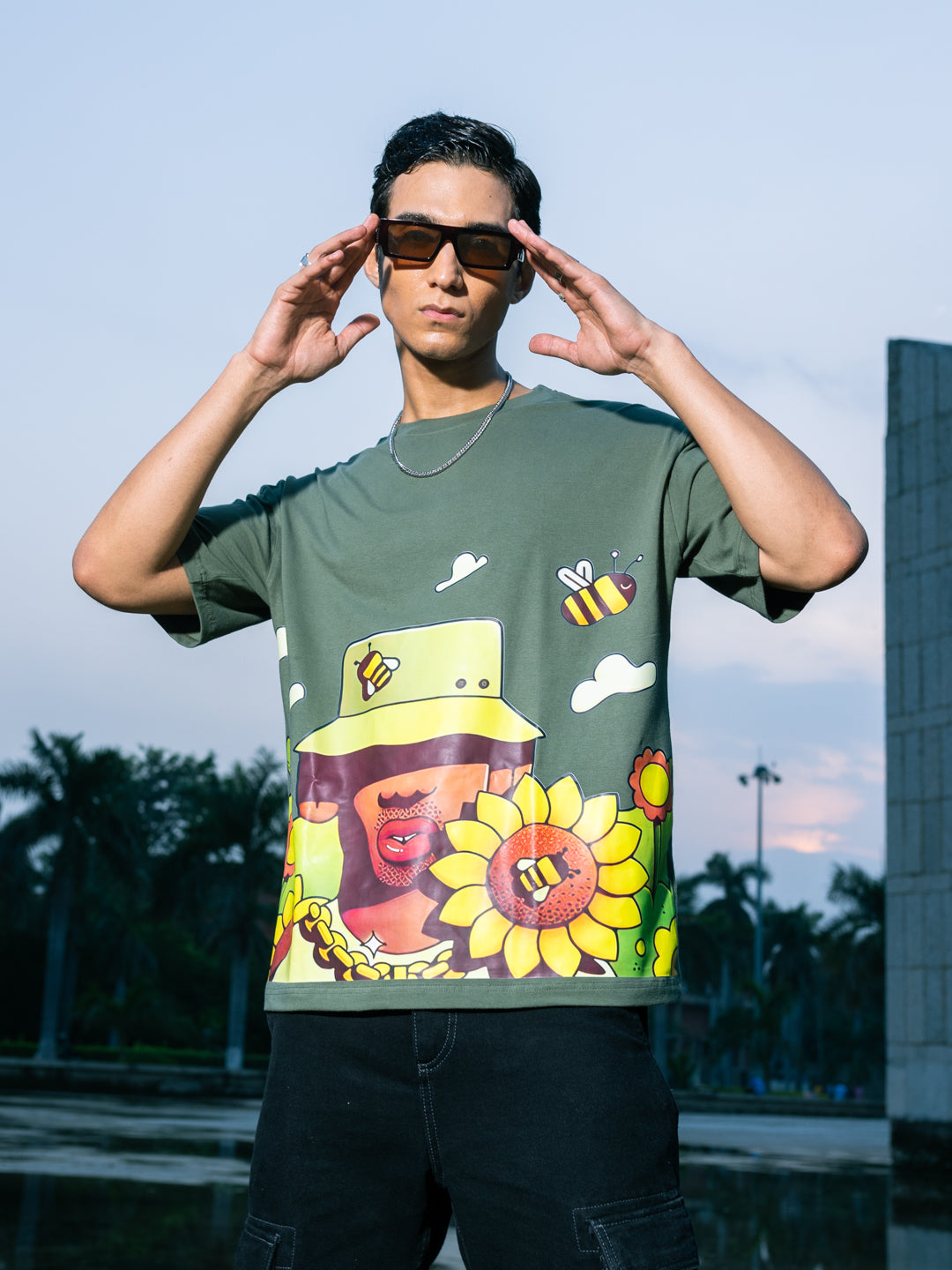 Obey Graphic Olive T-Shirt