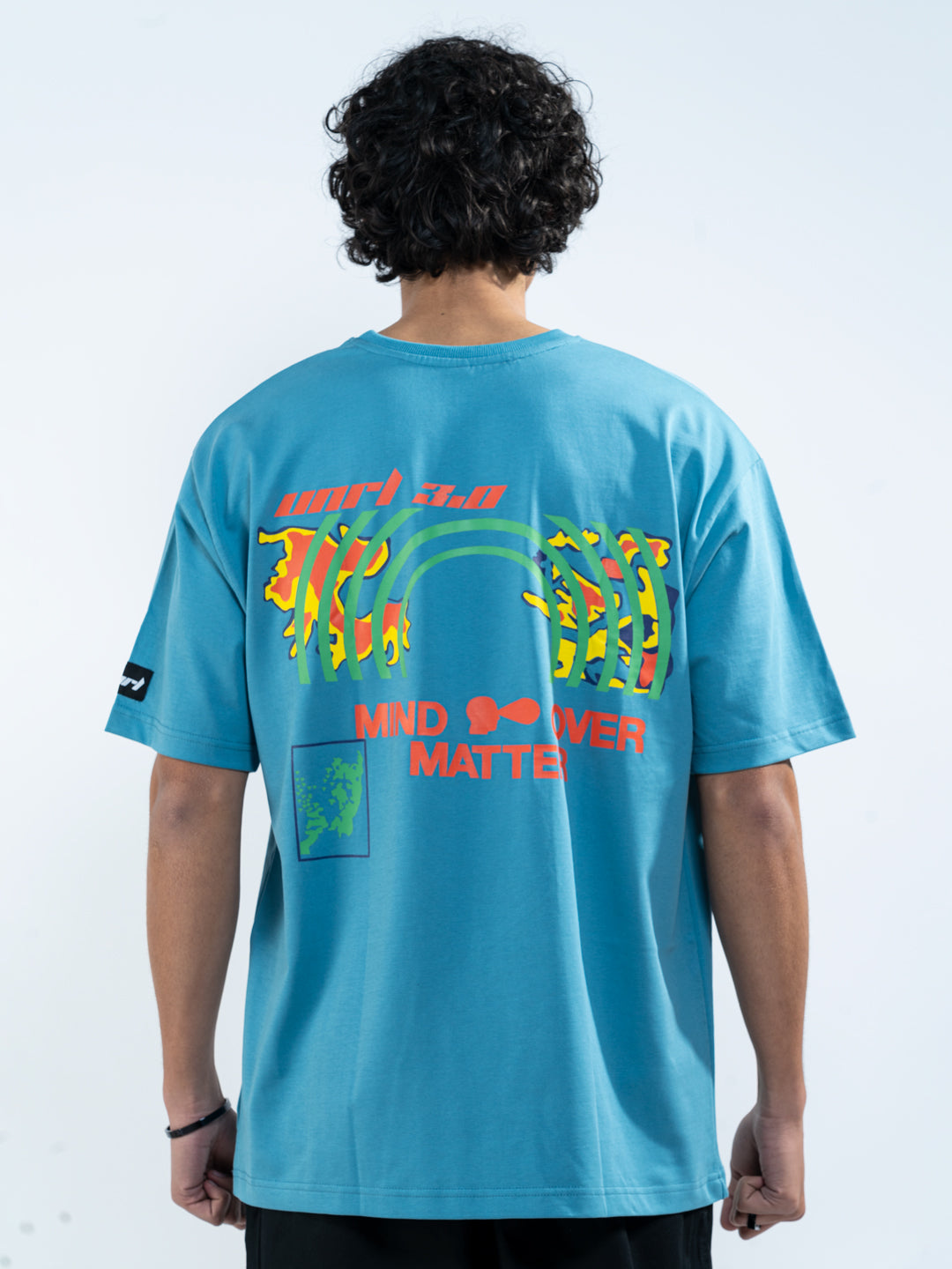 Mind Break Electric Blue Men's T-Shirt