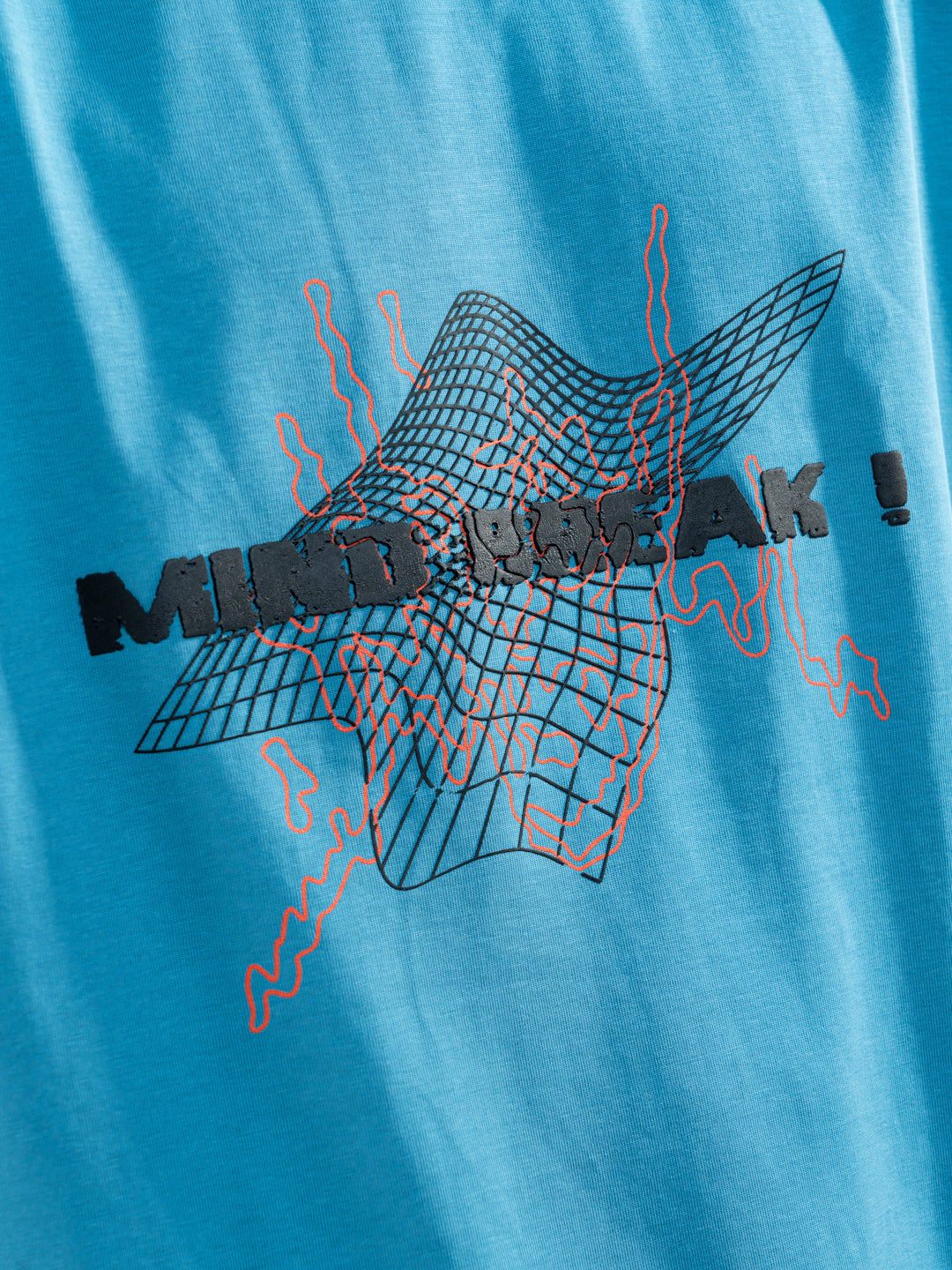 Mind Break Electric Blue Men's T-Shirt