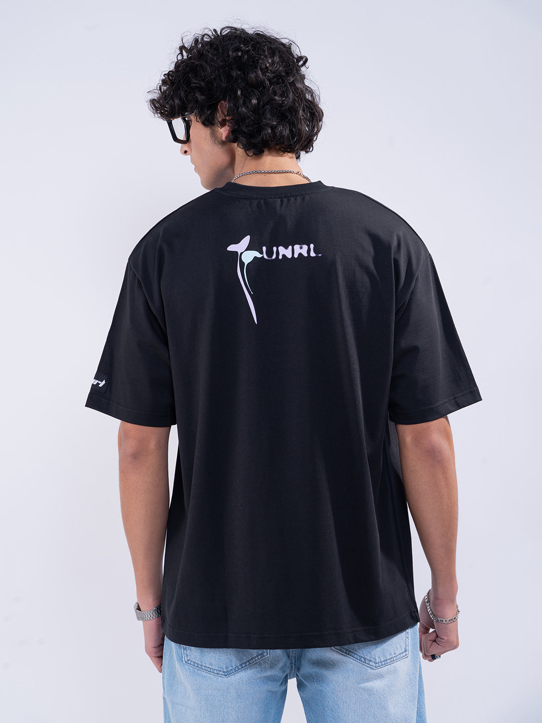 Seeking Discomfort Oversized T-Shirt in Black