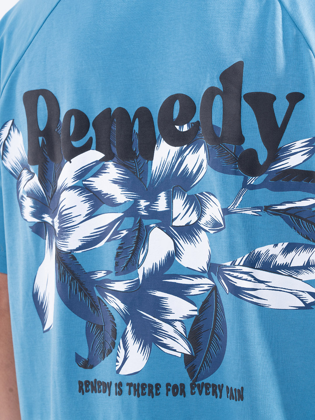 Remedy Zipper Graphic Blue T-Shirt