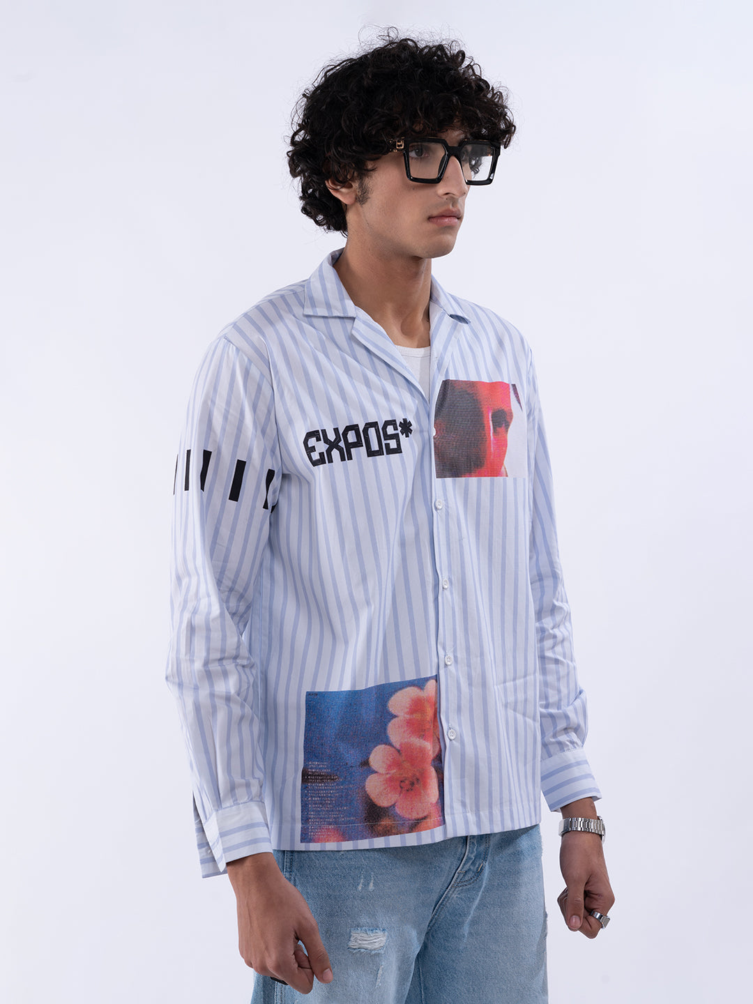 Striped Men's Casual Shirt