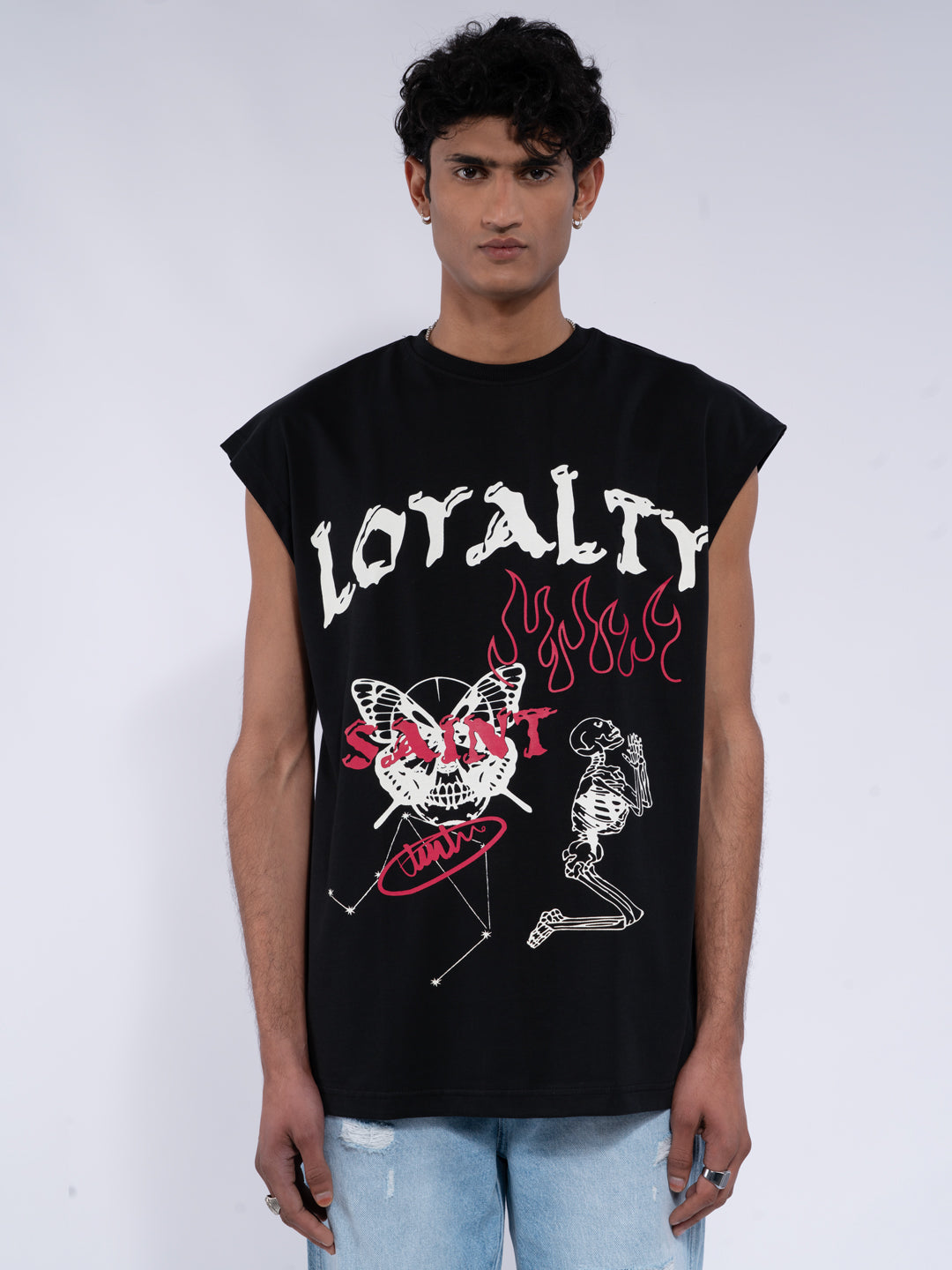 Loyalty Black Graphic Vest