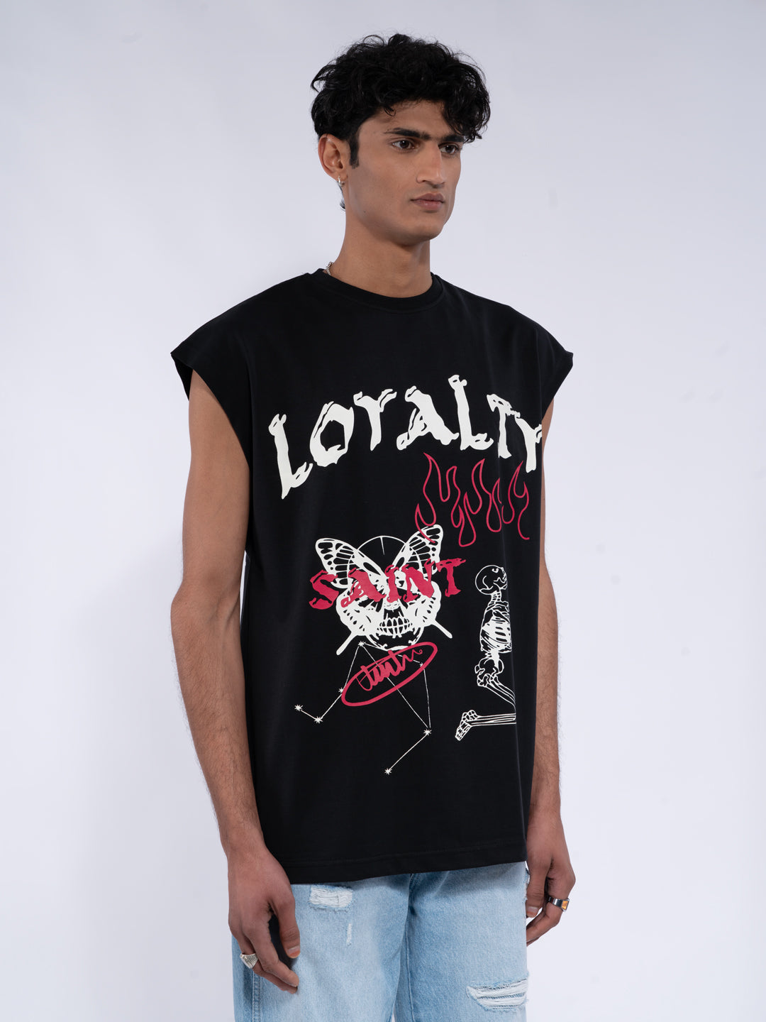 Loyalty Black Graphic Vest