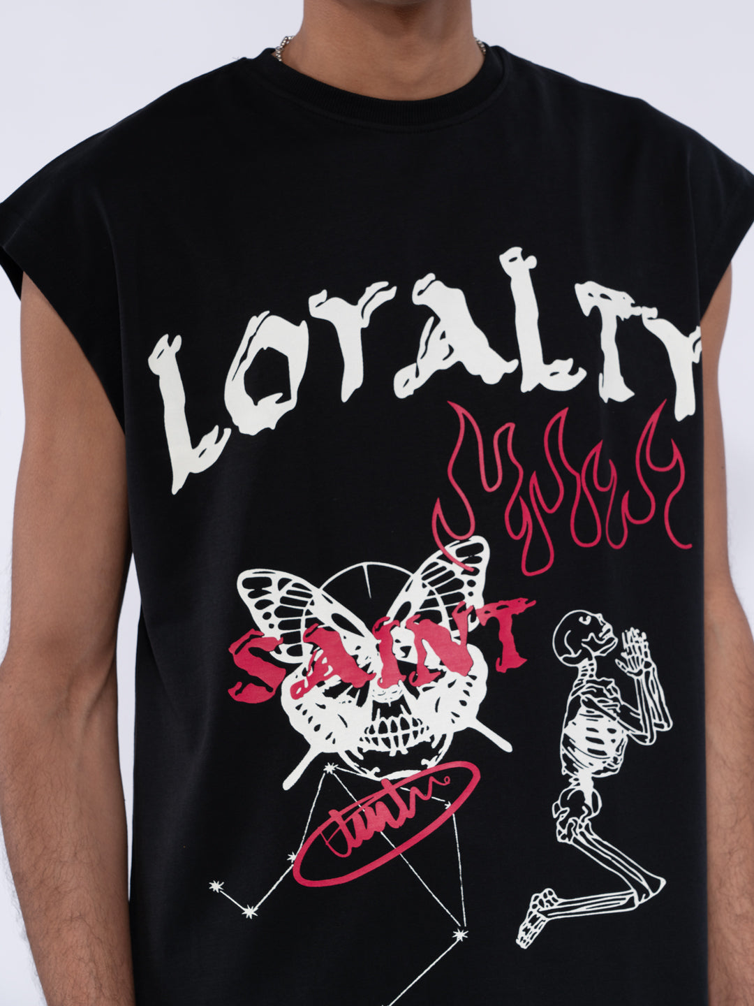 Loyalty Black Graphic Vest