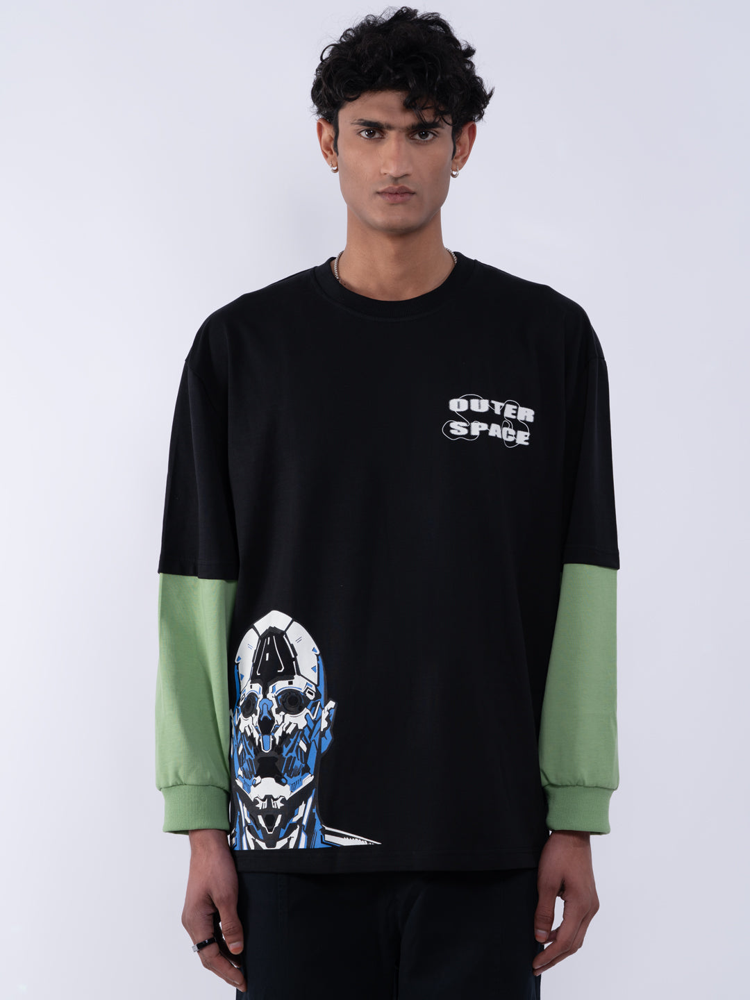 Outer Space Men's T-Shirt with Sleeves