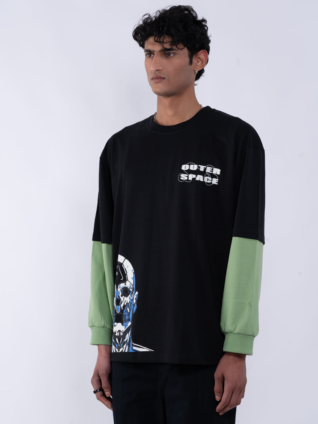 Outer Space Men's T-Shirt with Sleeves