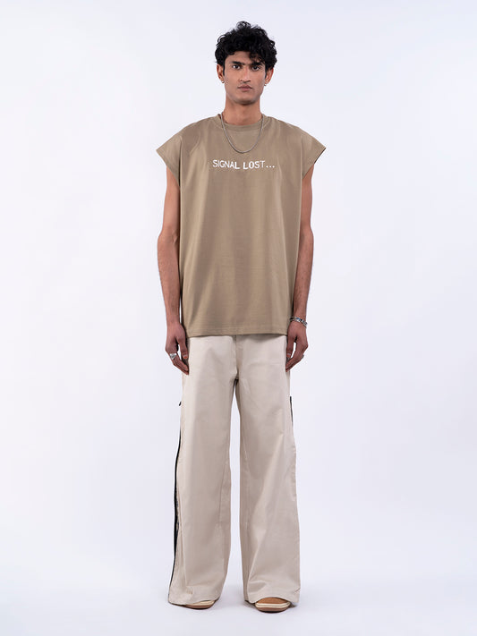 Lost Relaity Men's Brown T-Shirt