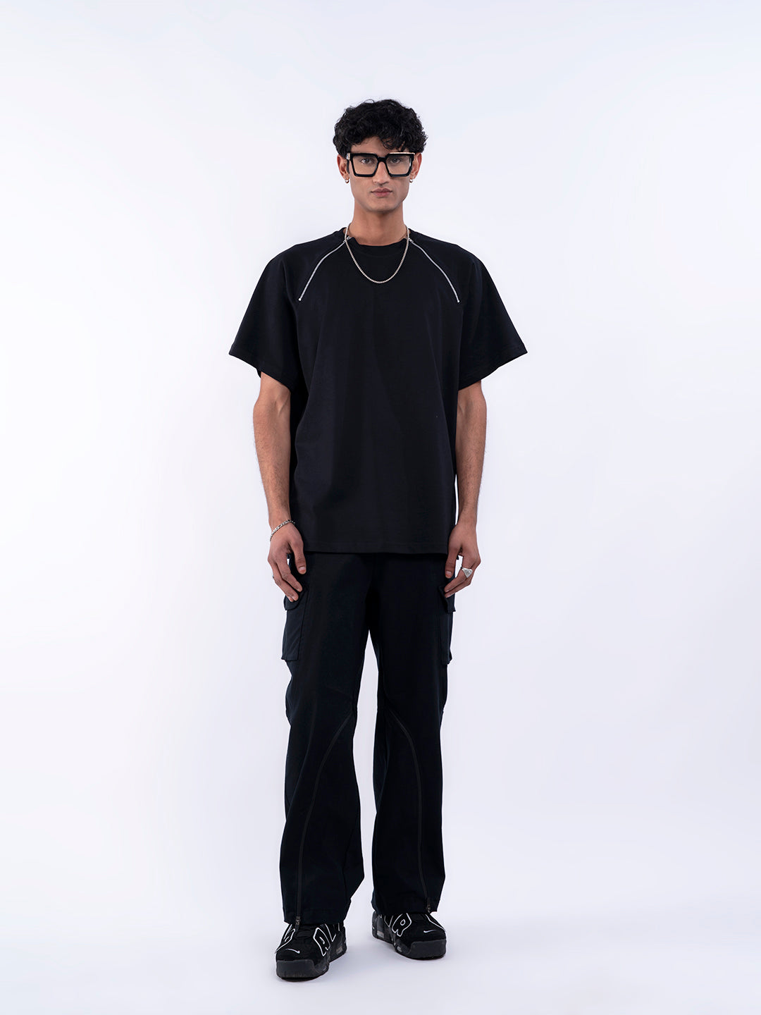 Jackboys Black Zipper T-Shirt