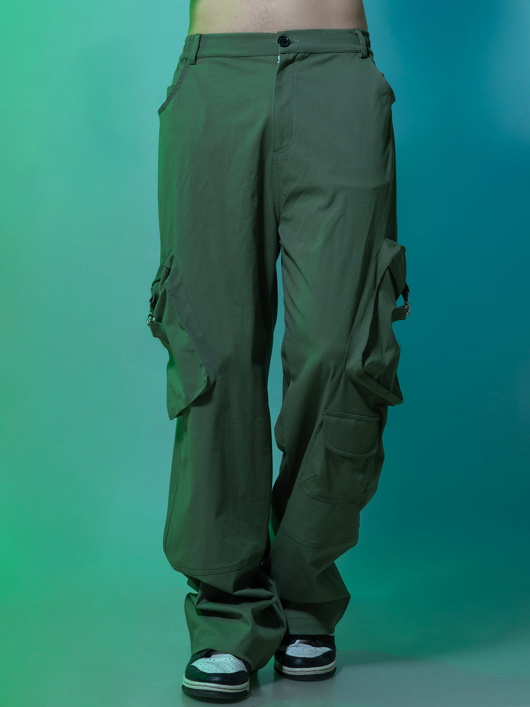 Side Pockets Cargo Trousers