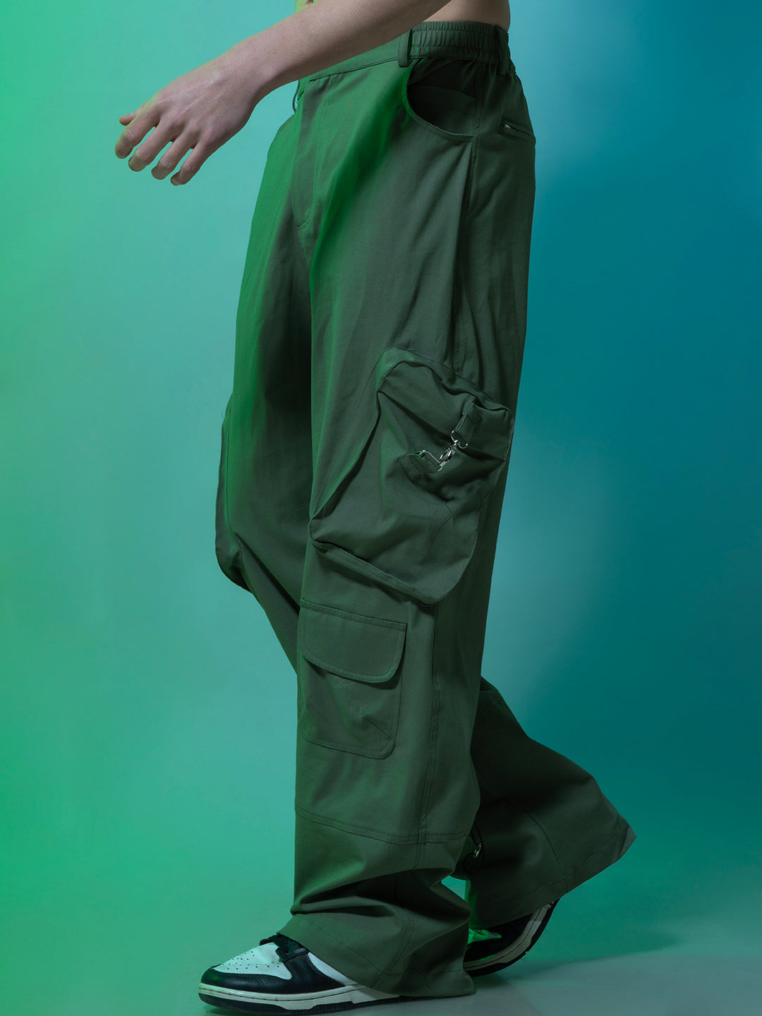 Side Pockets Cargo Trousers