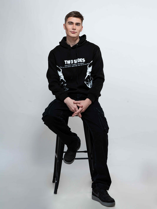 Two Sides Regular Men's Hoodie