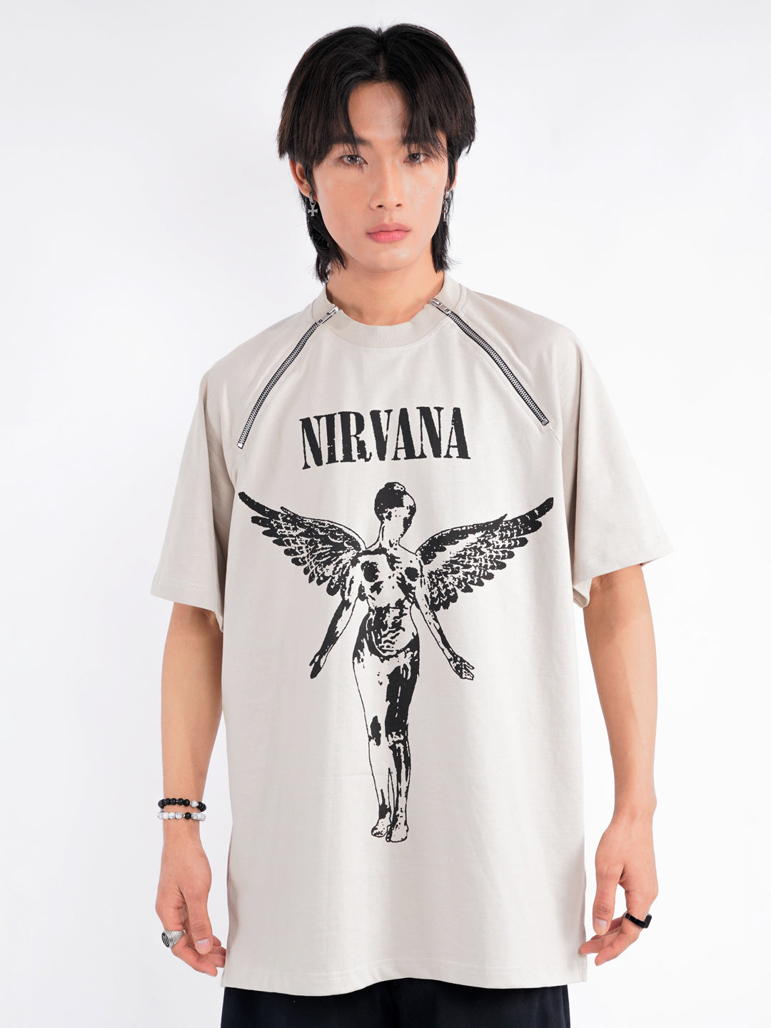 Nirvana T-Shirt in Beige