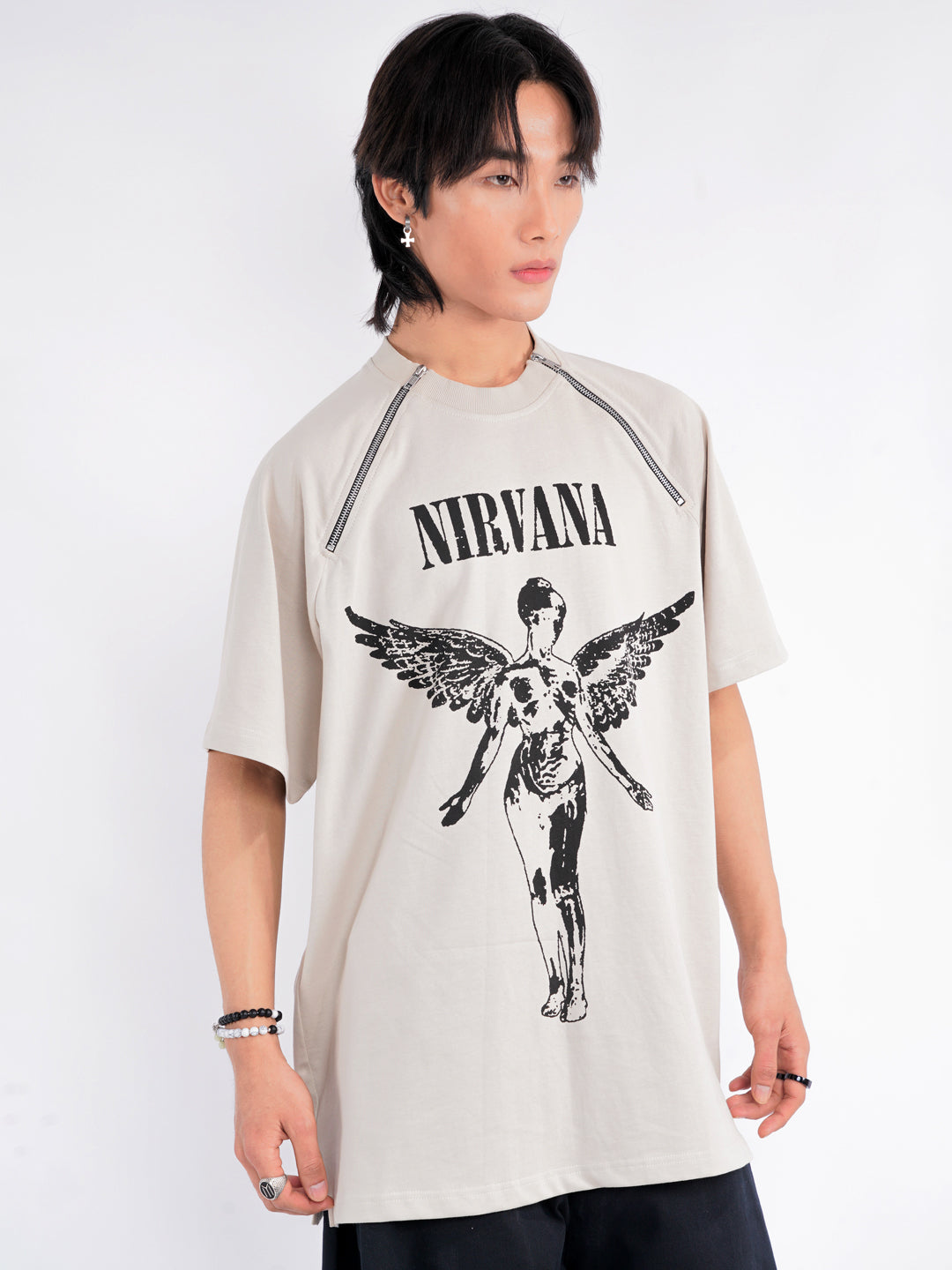 Nirvana T-Shirt in Beige