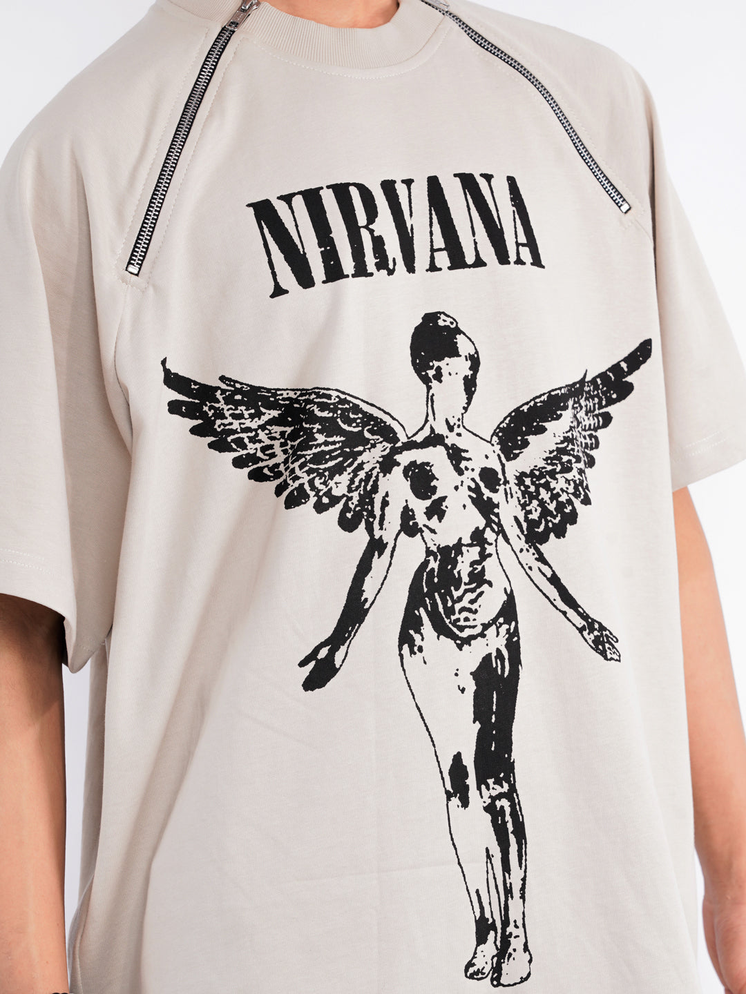 Nirvana T-Shirt in Beige