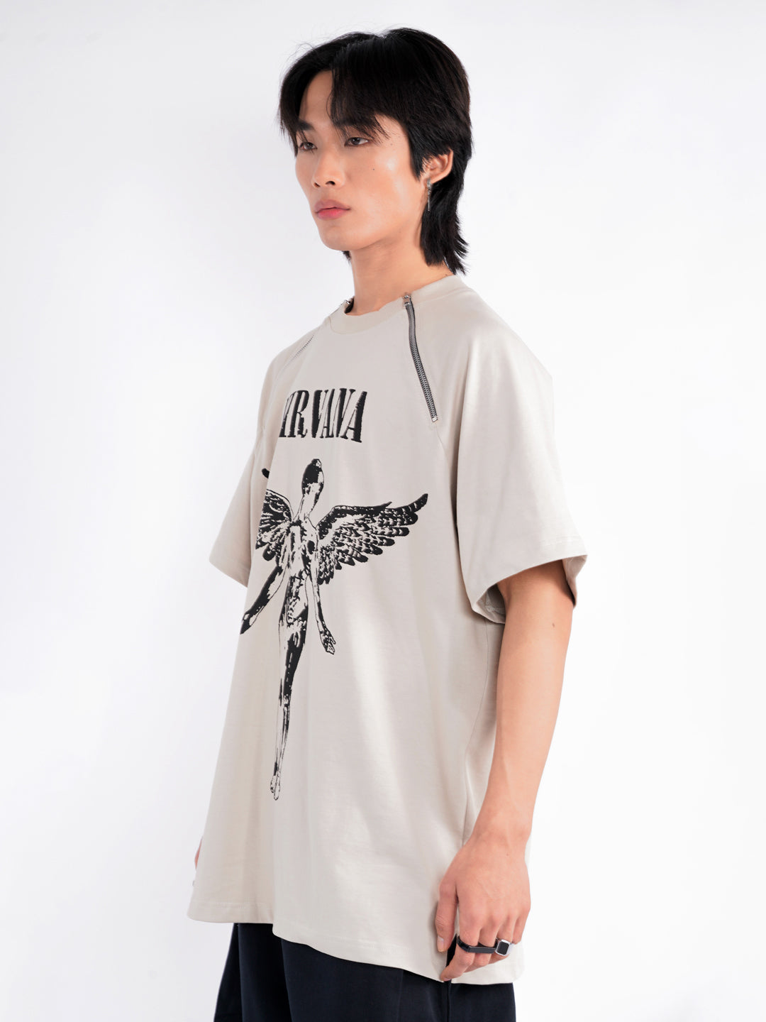 Nirvana T-Shirt in Beige