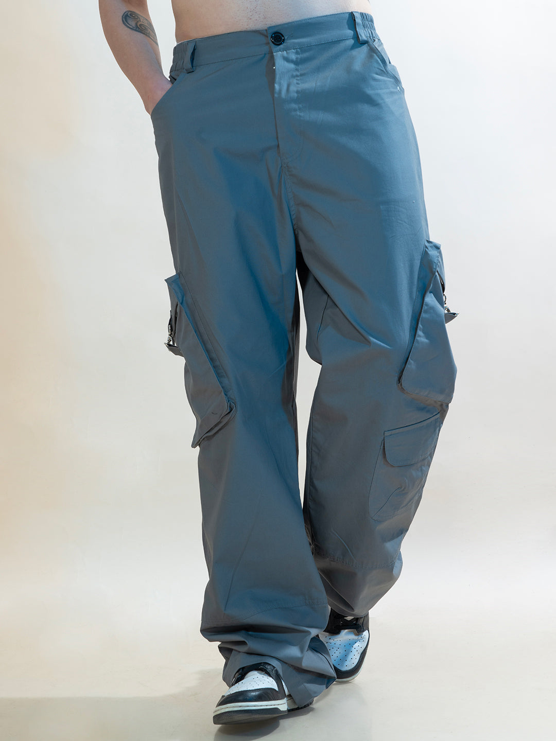 Relaxed Fit Side Pockets Men's Trouser